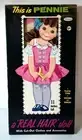 Pennie Doll 11 inches Tall by Whitman Real Hair Doll