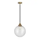 Innovations Beacon 1 Light 14.5" Mini Pendant, BAB/Seeded - 288-1S-BAB-G204-12