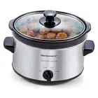 MST-275XS Electric Oval Slow Cooker, Adjustable Temp, 2 Quarts Stainless Steel