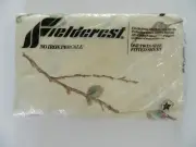 NIP VTG. Fieldcrest Ivory Pussy Willows Twin Fitted Percale Sheet 39X75 in