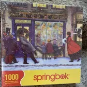 Springbok Christmas The Toy Shoppe 1000 Piece Jigsaw Puzzle Lynn Bywayers Art