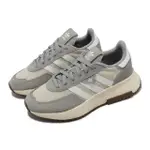 【ADIDAS 愛迪達】休閒鞋 RETROPY F2 男鞋 女鞋 灰 白 復古 運動鞋 麂皮 拼接 愛迪達(IF2878)