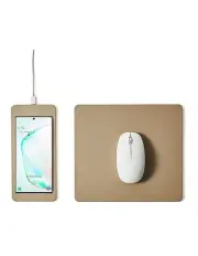 [Pout] Hands 3 Pro Latte Cream Split 15W Qi Wireless Charging Mouse Pad
