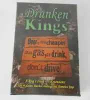 Drunken Kings Party Game, 3 Expansions Included - Drinking Card Game