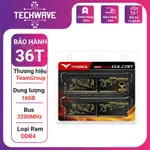 TEAMGROUP T-FORCE VULCAN TUF GAMING ALLIANCE 黃色 16GB DDR4 BU