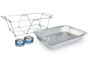 Sterno Buffet Kit Catering-to-Go Chafing Dish Buffet Set - 4 Piece Set