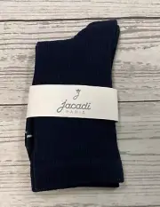 New JACADI PARIS Lynx Marine Socks Size 31-34
