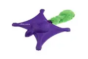 GIGWI LETS FLY SQUIRREL SQUEAK TPR PLUSH PURPLE