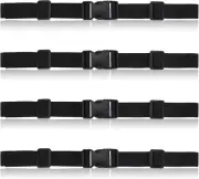4 Pcs Non-Slip Backpack Chest Straps, Heavy Duty Adjustable Adult Universal B...