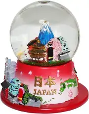 Snow Globe Japan Mt. Fuji Kinkakuji MaikoTokyo Tower ‎Heavy Rotation New in Box