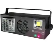 4 in 1 Mixed Effect Sound Activated Stage Lights - RGBW LED Pattern Lights wi...