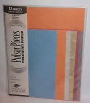 NEW 1 Pack Naturally Pulsar Pieces 12 sheets Paper - Ice Cream Sherbert