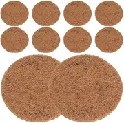 Abaodam 10Pcs Coconut Fiber Bird Nesting Mat for Pigeons and Finches Comfortable Bedding for Chicken Nesting Leak Design Natural and Durable Nesting Materials