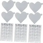 Beatifufu Eyelash Grafting Pallet Lash Extension Holder Tin Foil Gasket Heart Shape Lash Pad Tool