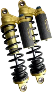 Legend REVO ARC Gold 13" Standard Rear Shocks 1984-2000 Harley FXRT FXRS FXR