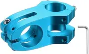 uxcell 25.4mm Bike Stem 45mm Aluminum Alloy Bicycle Handlebar Stem with Hex Wrench for Mountain Road Bike BMX MTB Cycling, Sand Blue