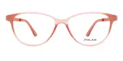 Polar 404 With Clip-On 15 Men's Glasses Pink Size 53 - Private Health Rebate - Blue Light Block Available