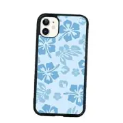 Blue Hibiscus Phone Case Compatible with 6.1 Inch - iPhone 11 Blue hibiscus
