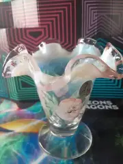 FENTON SMALL VASE NEVER USED