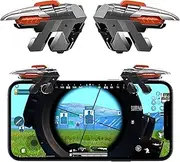 Ozkak Mobile Controller Gaming Triggers Joystick Game Phone Accessories for PUBG Call of Duty Compatible with iPhone iOS Android Smartphone