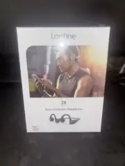 Bone Conduction Bluetooth Headphones Lonfine Z8 NEW Sealed Black/Grey