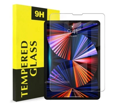For Apple iPad Pro 11 12.9" inch 4th 5th 6th Gen Tempered Glass Screen Protector