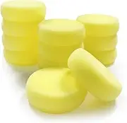 BEZANU Paint Sponge Applicator, 12 PCS Round Sponge Painting Tools for Art Crafts, Ceramics, Clay, Painting (7 x 3cm/2.75 x 1.18in)