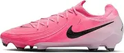 [Nike] Men's Phantom Gx II Pro Fg Football Boots, White Black MTLC Gold Coin