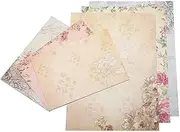 Bainiao 30Pcs Vintage Stationery Writting Paper Matching Envelopes Sets for Handwriting Letters, Colors