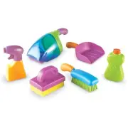Learning Resources New Sprouts Clean It! Toddler Playset, Pretend and Learn, 6