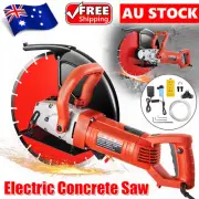 Electric Concrete Saw Cutter Wet Dry Demo Saw Demolition Masonry Saw w/14" Blade