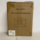 ECOMEX Wood Side Table 2 Tier End Table with Shelf, Small Side Table for Bedroom