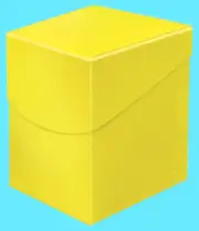 ULTRA PRO Deck Box ECLIPSE PRO-100+ LEMON YELLOW with DIVIDER card case Pokemon