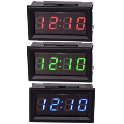Car Auto Electronic Clock LED Digital Display 24 Hours System Digital Clock