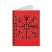 Spiral Notebook, Viking Compass, College Accessory, Viking Gift, Tree of Life