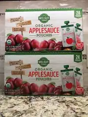 48 Wellsley Farms Organic Applesauce Squeeze Pouches like GoGo Apple Sauce