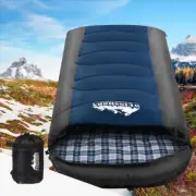 Camping Single Sleeping Bag Outdoor Hiking Thermal Bags Waterproof Outer Layer