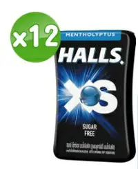 在飛比找樂天市場購物網優惠-Halls XS 無糖迷你薄荷糖 酷爽薄荷口味(15gx12