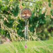 21"Long Tree of Life Silhouette Scene Wind Chime Ornament Home Decor Unique Gift