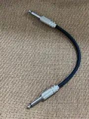 2pc 1/4 InchMono Male to Male Audio Patch Cable Guitar Amplifier Speaker PA 30mm
