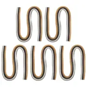 600pcs Quilling Strips Paper 5mm 21" Origami Paper Quilling Strip, Brown