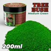 GSW Tree Bush Clump Foliage #Medium Green (200ml, Flake size 2-8 mm)