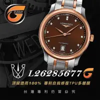 在飛比找Yahoo奇摩購物中心優惠-【RX8-G第7代保護膜】浪琴LONGINES鍊帶款系列(含