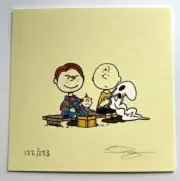 CHUCKY Horror Peanuts Charlie Brown Snoopy 5x5 SIGNED xx/253 Art Print Raid71