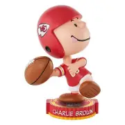 Charlie Brown Kansas City Chiefs Peanuts Bighead Bobblehead NFL Football