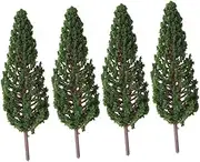 RORPOIR 10pack Miniature Model Trees 11cm Tall Realistic Pine Diorama Trees for Landscape Scenery for Layout Greenery Decoration