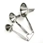 Norpro 3 Piece Stainless Steel Funnel Set