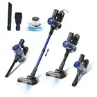 600W Corded Stick Vacuum Cleaner with LED Headlights, 17000Pa Corded Handheld