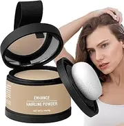 Hairline Powder for Women - Root Touchup Hair Color with Applicator - Waterproof Long-Lasting Hair Concealer Gray Coverage Shading Tool for Instantly Thicker Fuller Look