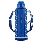 ZOJIRUSHI stainless water bottle sports-type 1.5L blue dot SD-FA15-AZ